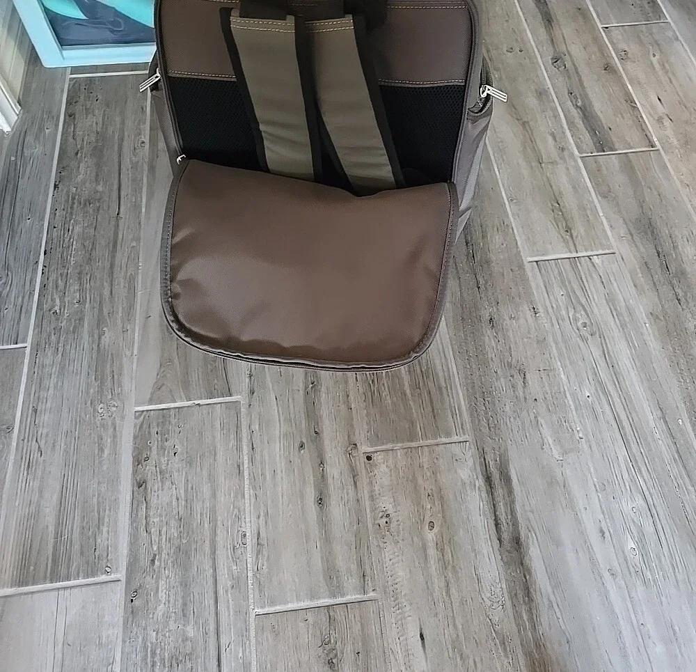 Rolling Carry-On Travel Backpack in Olive